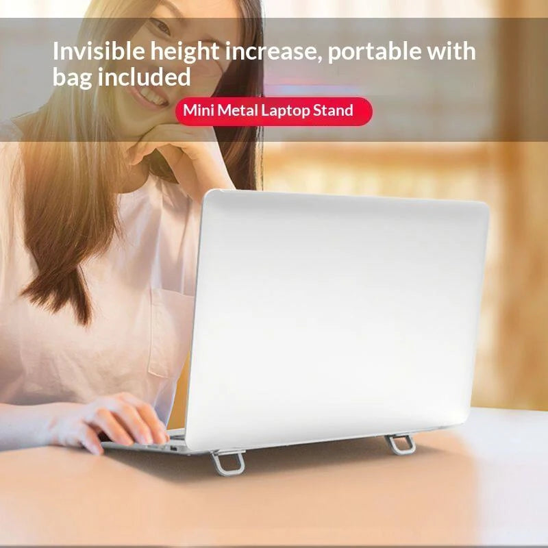 2-Pack Foldable Mini Laptop Stand – Portable Notebook Riser Laptop Stand Babs