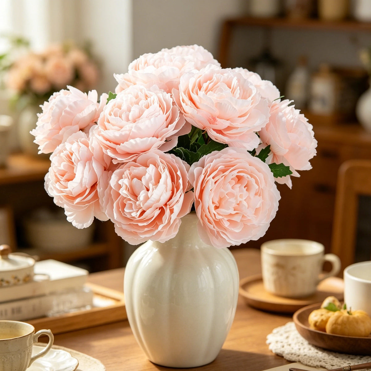 Silk Peony Artificial Flowers for Weddings & Home Décor Artificial Silk Flowers Babs
