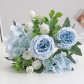 Silk Peony Hydrangea Artificial Flower Bouquet | Wedding Décor Artificial Flower Bouquet Babs color 3 1 pc