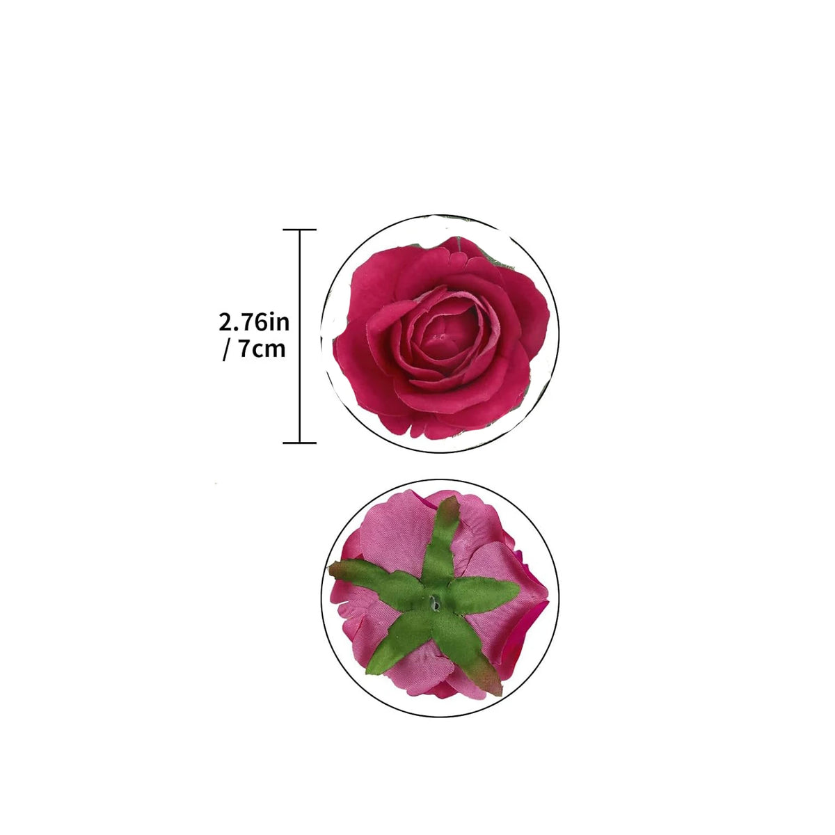 Artificial Silk Rose Flower Heads 5/10 Pcs – DIY Decor Artificial Flower Heads Babs color 4 10 pcs