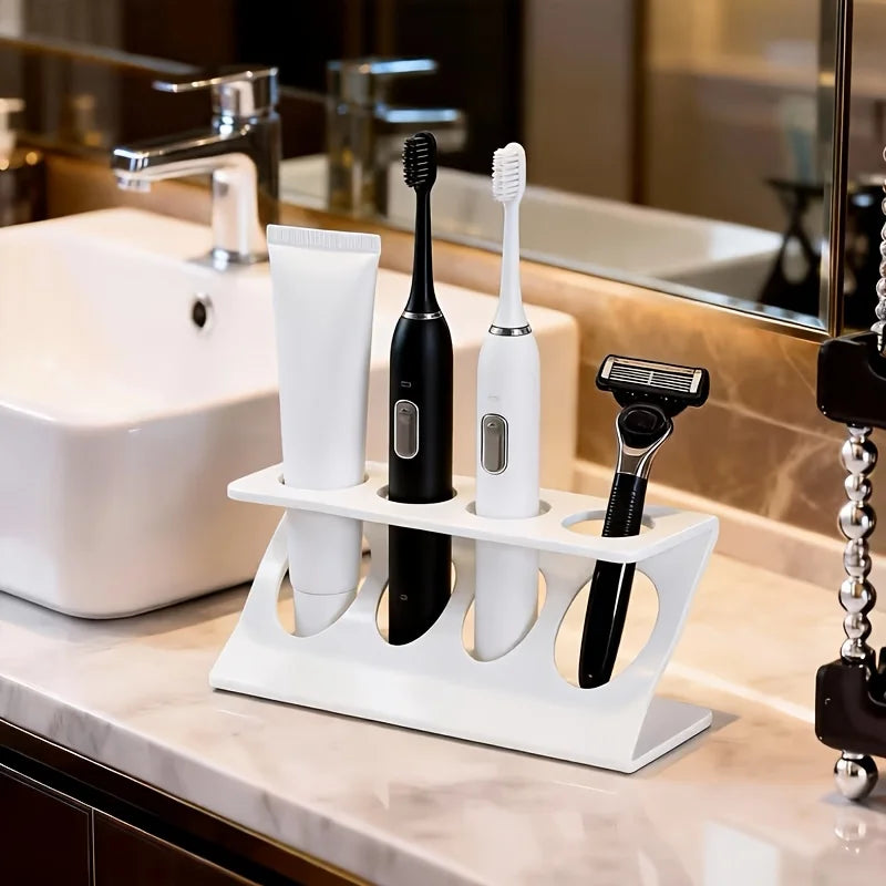 Ventilated Toothbrush Holder Stand – Bathroom Organizer Toothbrush Holder Stand Babs