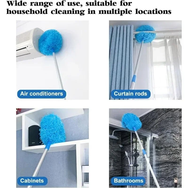 Extendable Microfiber Feather Duster – Washable & Reusable Extendable Feather Duster Babs