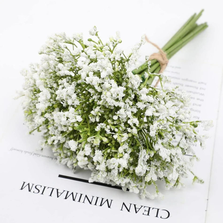 Artificial Baby's Breath Flowers – Wedding & Home Bouquet Decor Artificial Flower Bouquet Babs