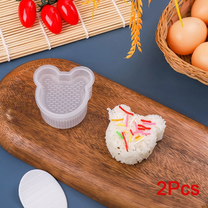 Triangle Onigiri Rice Mold – Sushi Making Tool Sushi Rice Mold Babs 2Pcs-Bear