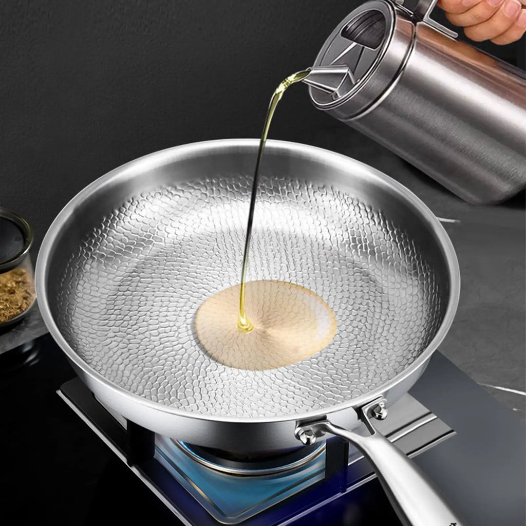 Titanium Non-Stick Frying Pan with Glass Lid – 26/28/30cm Titanium Frying Pan Babs