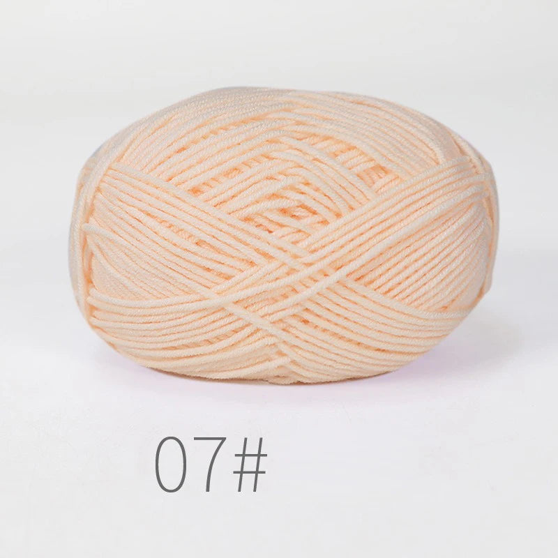10 Balls 500g Soft Milk Cotton Yarn for Knitting & Crochet