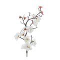 Silk Artificial Plum Blossom Branch – Home & Wedding Décor Artificial Flower Branch Babs WHITE 1 pcs
