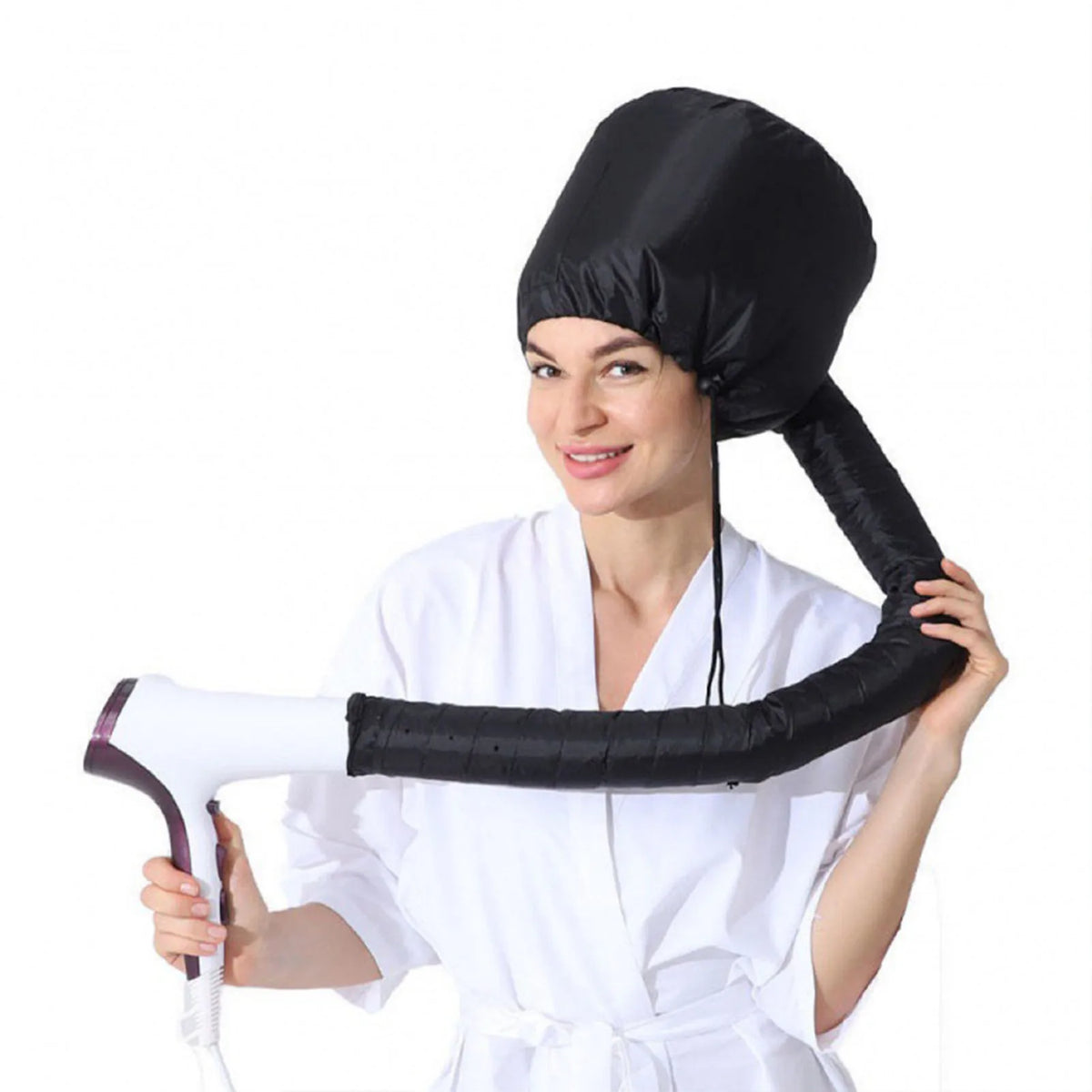 Reusable Hair Dryer Steamer Cap – Salon & Home Hair Care Hat Hair Steamer Cap Babs