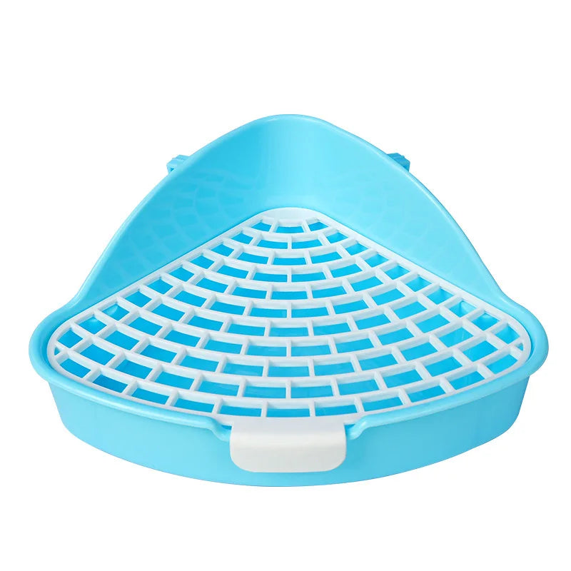 Corner Litter Tray for Rabbits, Guinea Pigs & Small Pets Small Pet Litter Tray Babs