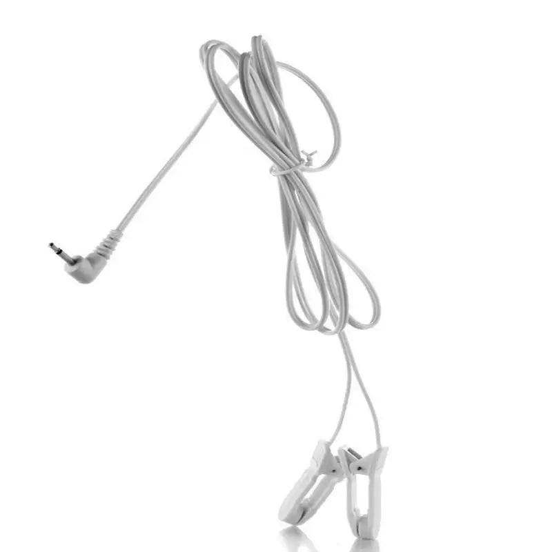 Ear Clip Electrode Lead Wire 2.5mm TENS Pulse Massager Cable TENS Electrode Cable Babs