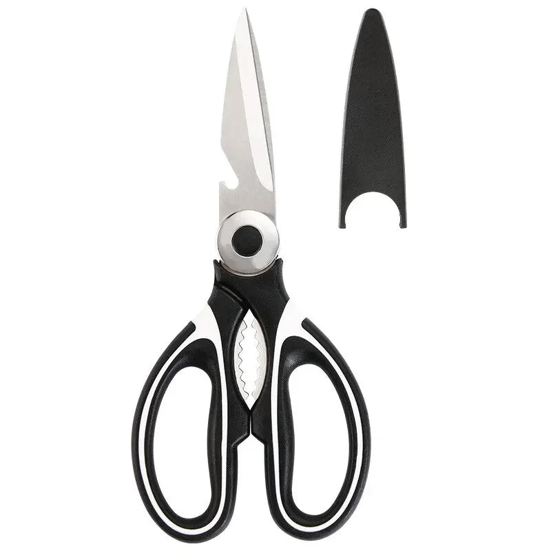 Multifunctional Stainless Steel Kitchen Shears with Case Kitchen Shears Babs black 20.8x9.3cm
