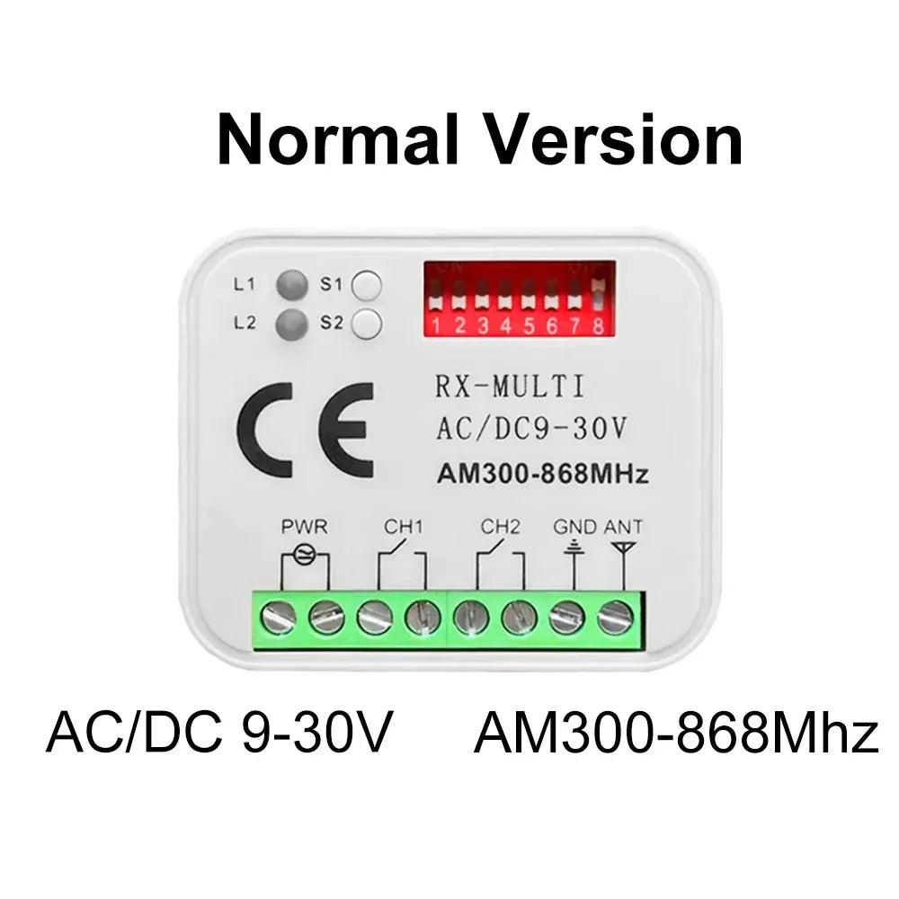Tuya WiFi Universal Garage Door Relay Receiver 280-915MHz WiFi Relay Receiver Babs Normal Type