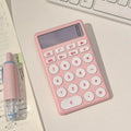 HUXUAN 12-Digit Mini Desk Calculator – Silent Big Buttons Desktop Calculator Babs A1