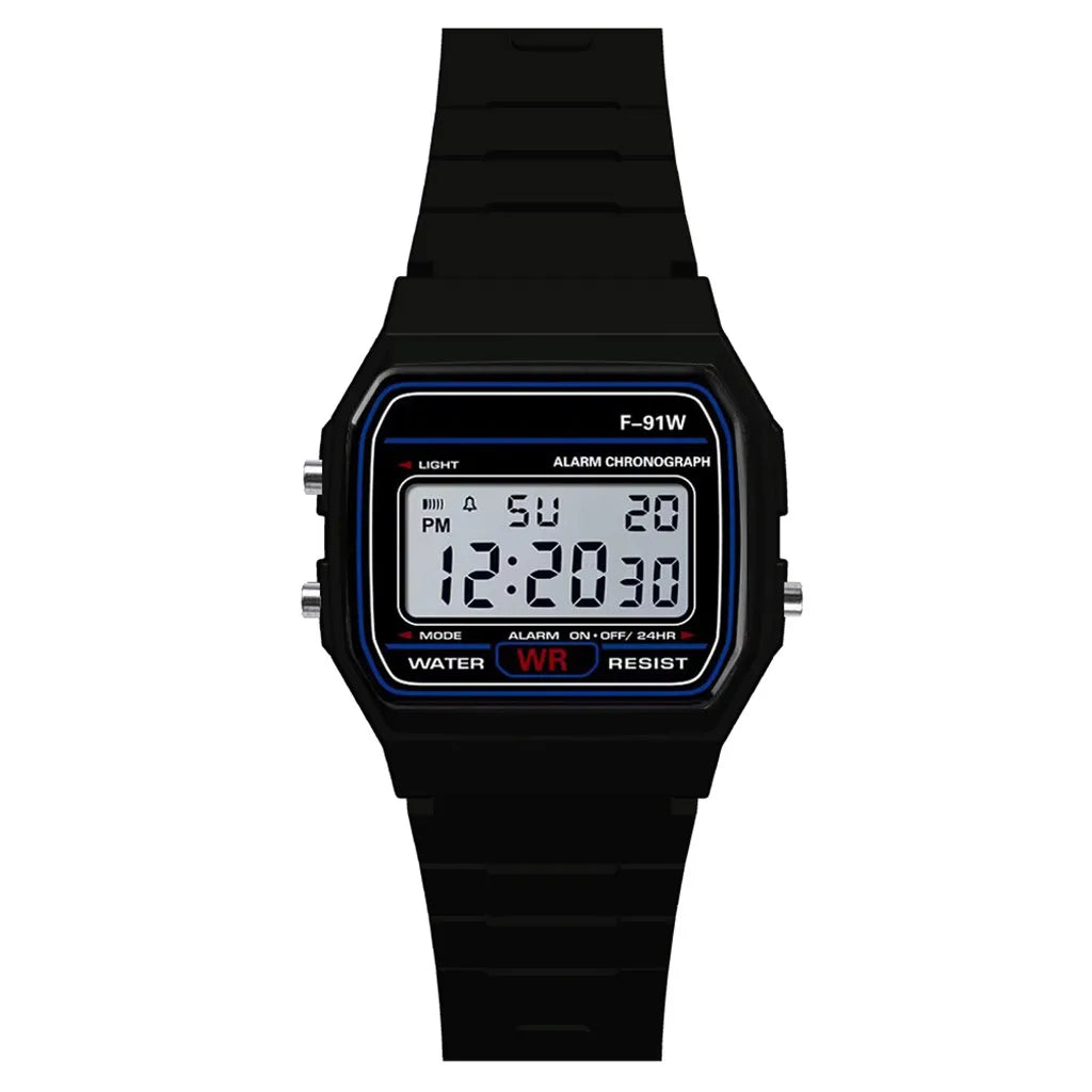 Men's Vintage Military Sport LED Digital Waterproof Watch Digital Sport Watch Babs
