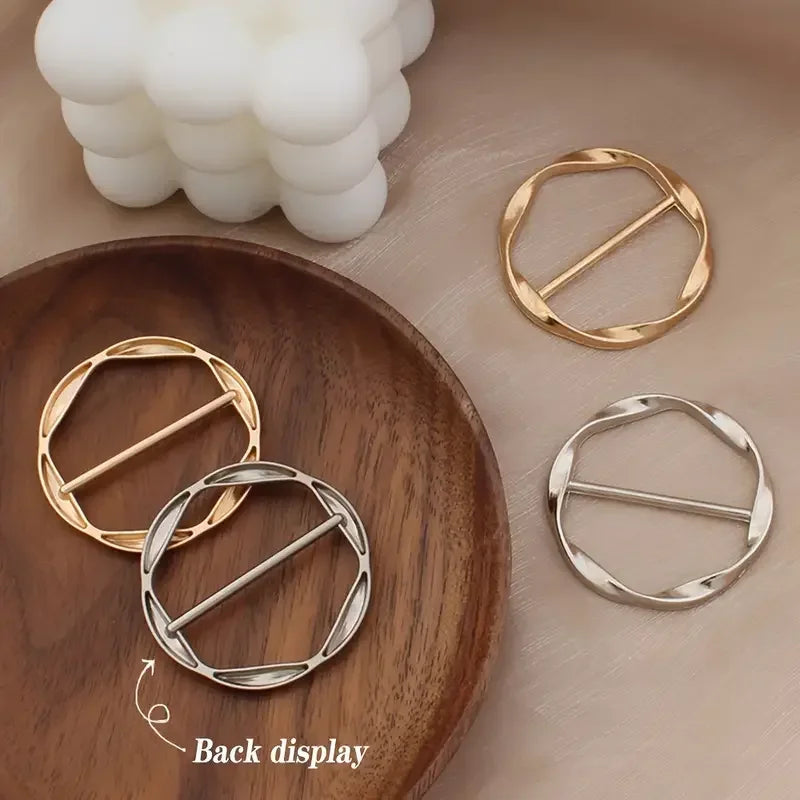 5-Pack Metal Adjustable Shirt & Shawl Waist Clips | Fashion Clothing Clips Babs
