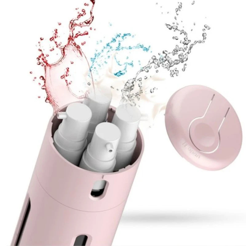 4-in-1 Refillable Leakproof Travel Liquid Dispenser Bottle Travel Dispenser Bottle Babs