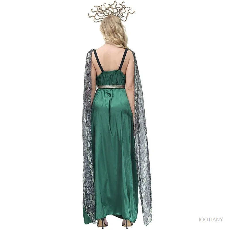Greek Goddess Costume Set – Halloween & Stage Dress Goddess Costume Set Babs