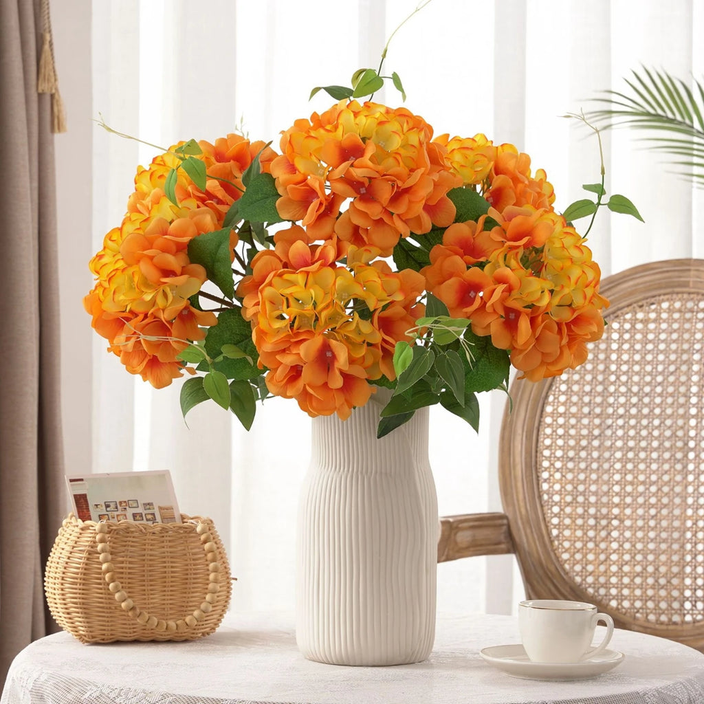 Silk Hydrangea Artificial Flowers for Wedding & Home Décor Artificial Silk Flowers Babs