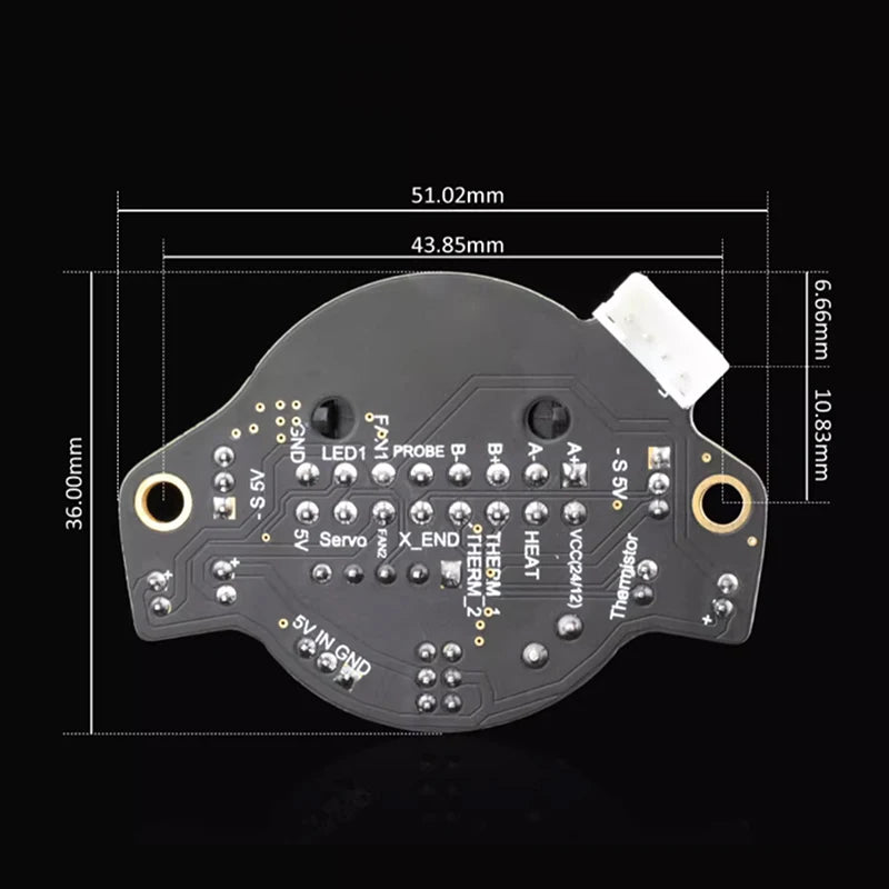 MiniAB Hot End Terminal Board – Sherpa/Libra 3D Printer Extruder 3D Printer Terminal Board Babs
