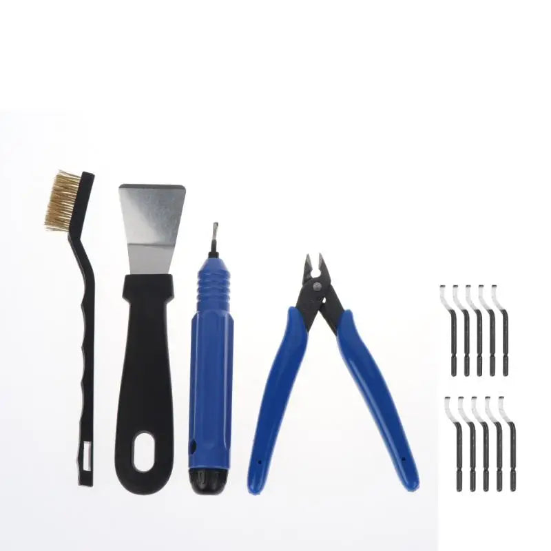 HUXUAN 3D Printer Tool Kit – Pliers, Nozzles & Cleaning Set 3D Printer Tool Kit Babs 14PCS No plug