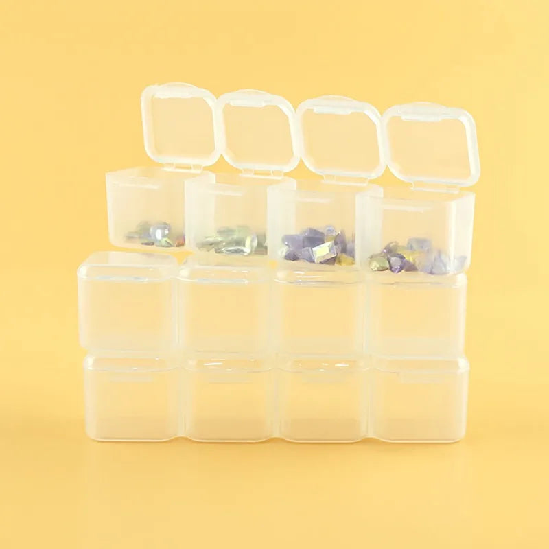 Transparent Jewelry & Bead Storage Box | Portable Organizer Jewelry Storage Box Babs