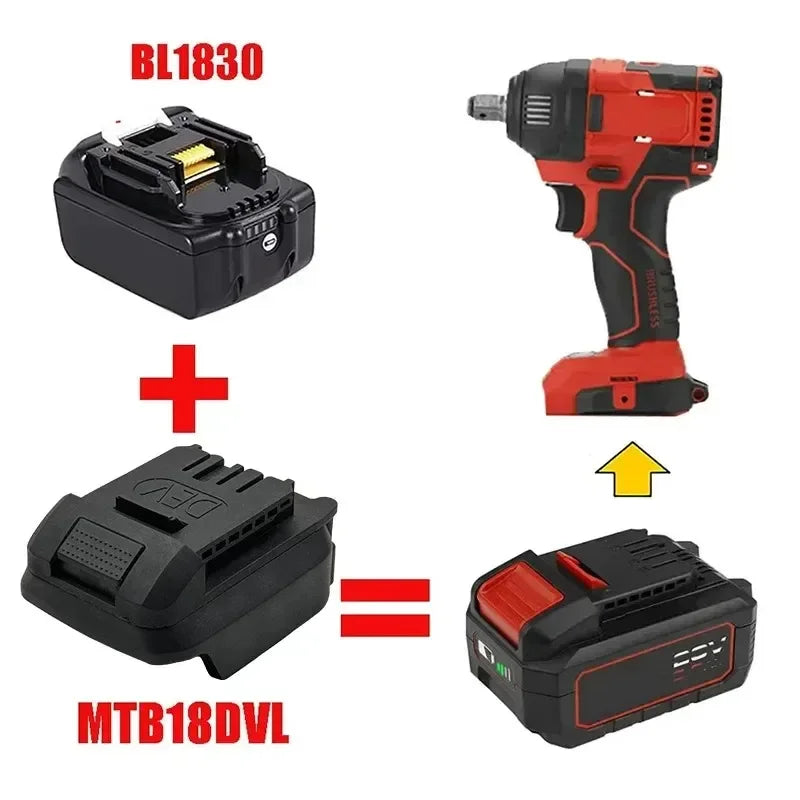 Devon 20V Battery Adapter for Makita Milwaukee DeWalt Worx Battery Adapter Babs
