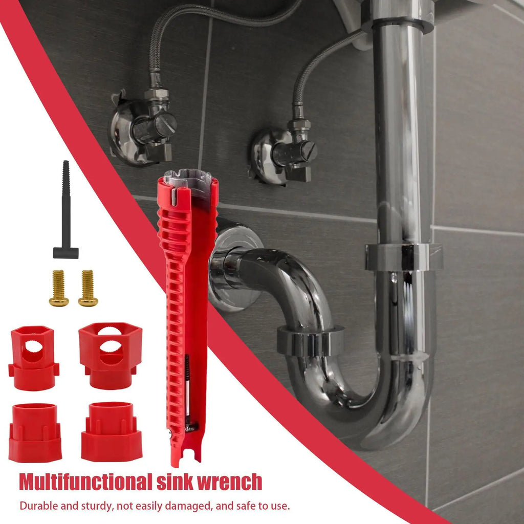 14-in-1 Bathroom Wrench Set – Faucet & Sink Plumbing Tool Plumbing Wrench Set Babs