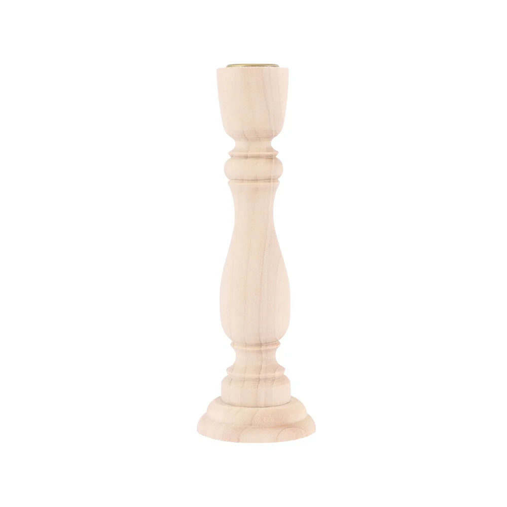 Nordic Vintage Wooden Pillar Candle Holder – Wedding Décor Wooden Candle Holder Babs 17.5 x 5cm