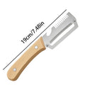 Stainless Steel Vegetable Peeler Wooden Handle – Set of 2 Vegetable Peeler Set Babs 2pcs