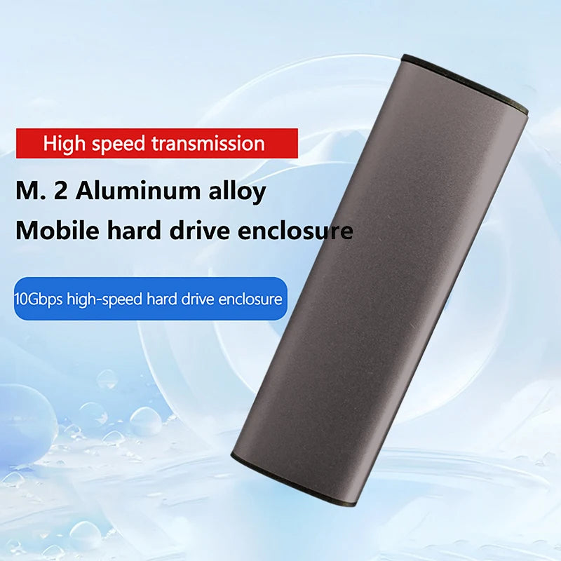 M.2 NVMe SSD Enclosure 10Gbps – NGFF/SATA Aluminum Case SSD Enclosure Babs