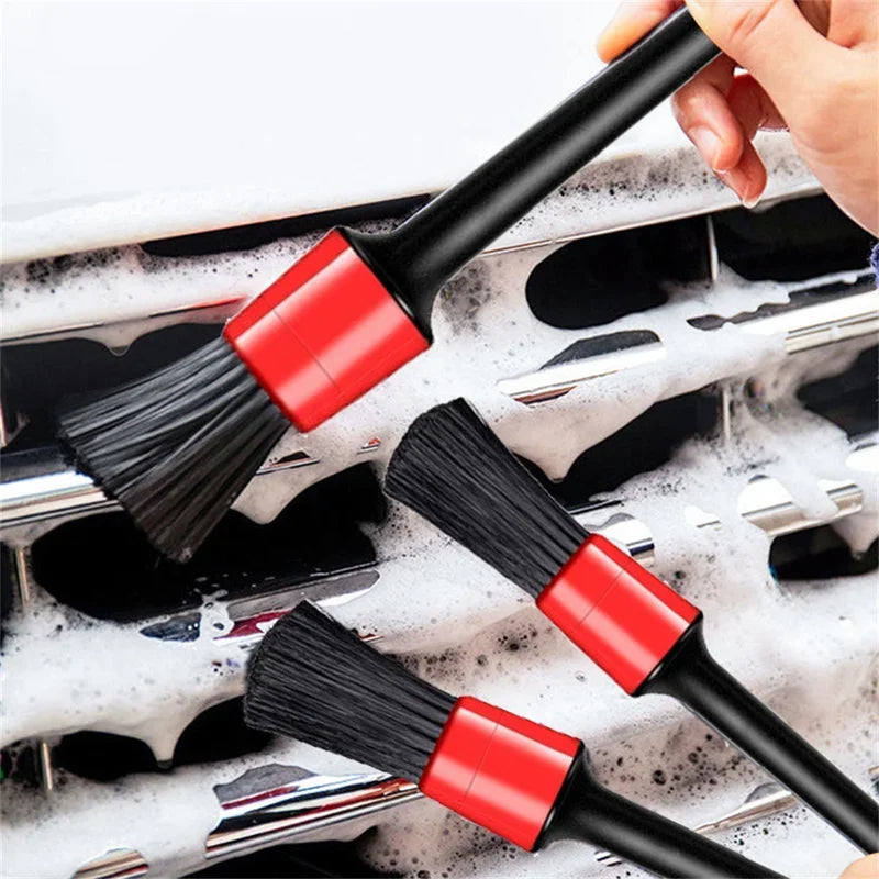 5-Piece Car Detailing Brush Set – Soft Interior Cleaning Kit Car Detailing Brushes Babs