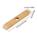 Bamboo Balance Wine Rack – Single Bottle Display Stand Wine Bottle Rack Babs A