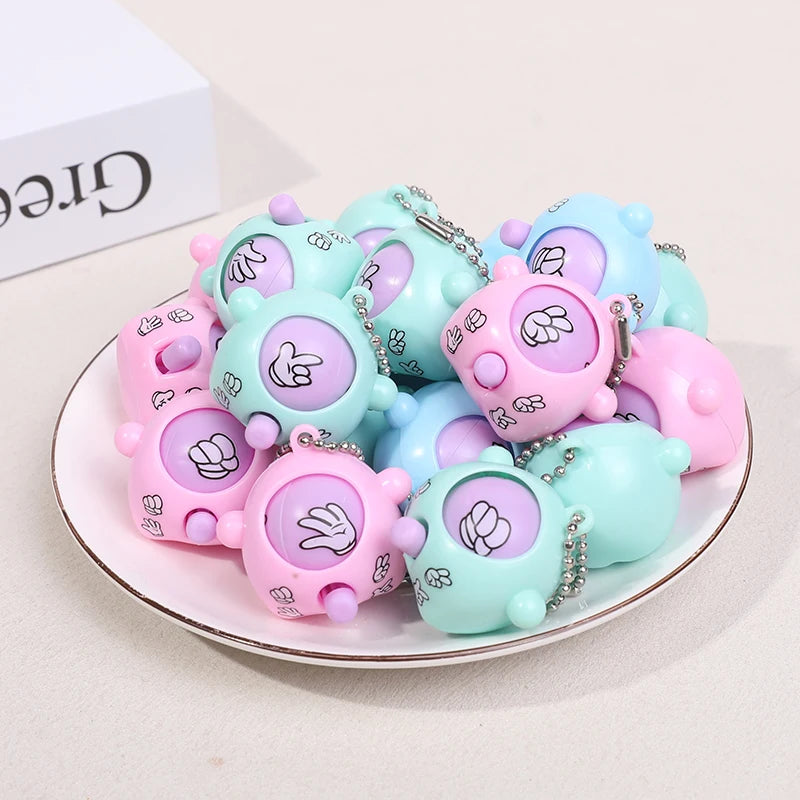 12Pcs Guessing Egg Game Keychains – Kids Party Favors & Gifts Party Favor Toys Babs