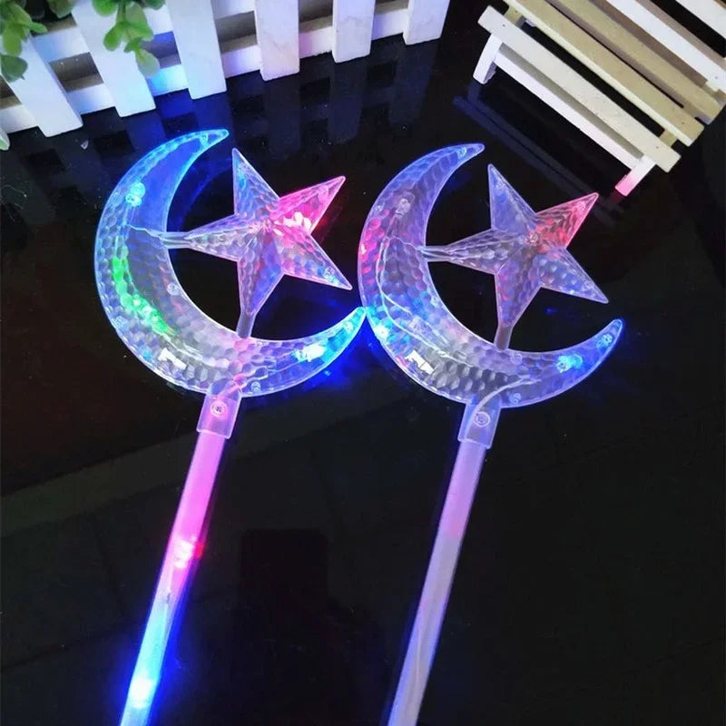 12pc LED Light-Up Magic Wands | Party Favors Kids & Adults LED Party Wands Babs