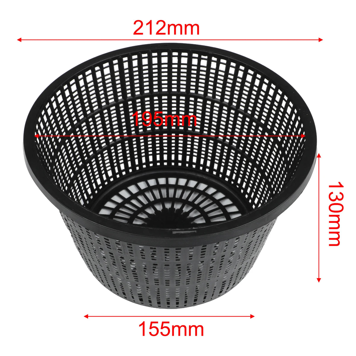 5-Pack Large Hydroponics Net Pots – 8.3" Mesh Planting Baskets Hydroponics Net Pots Babs