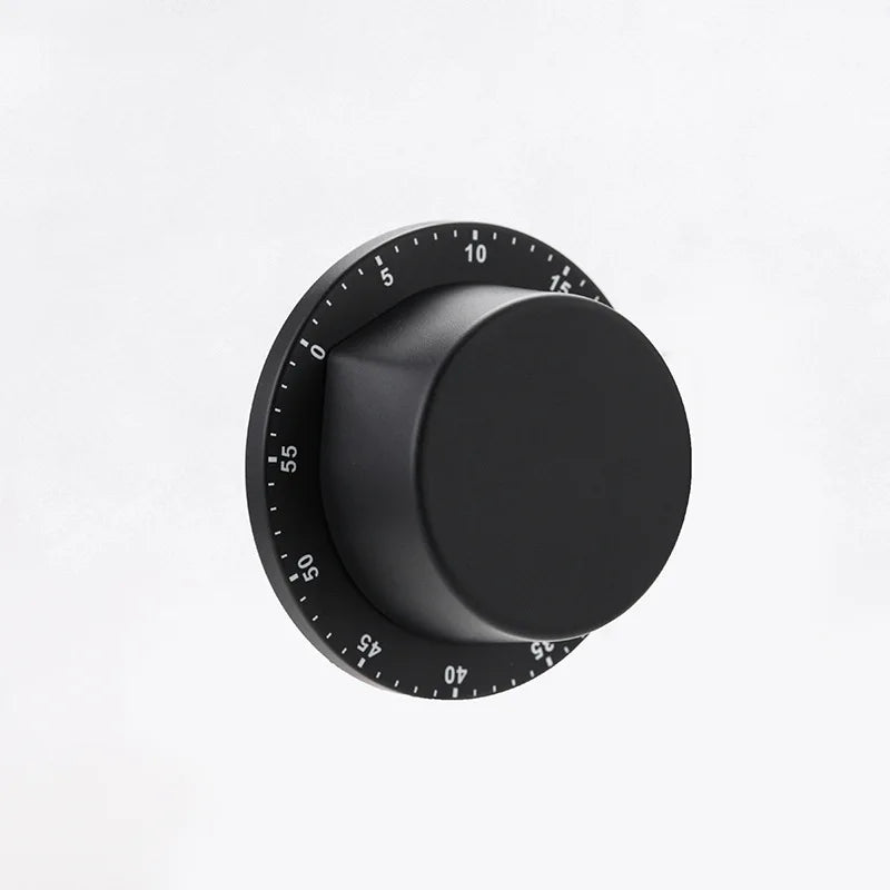 Stainless Steel Magnetic Mechanical Kitchen Timer – No Battery Mechanical Kitchen Timer Babs black
