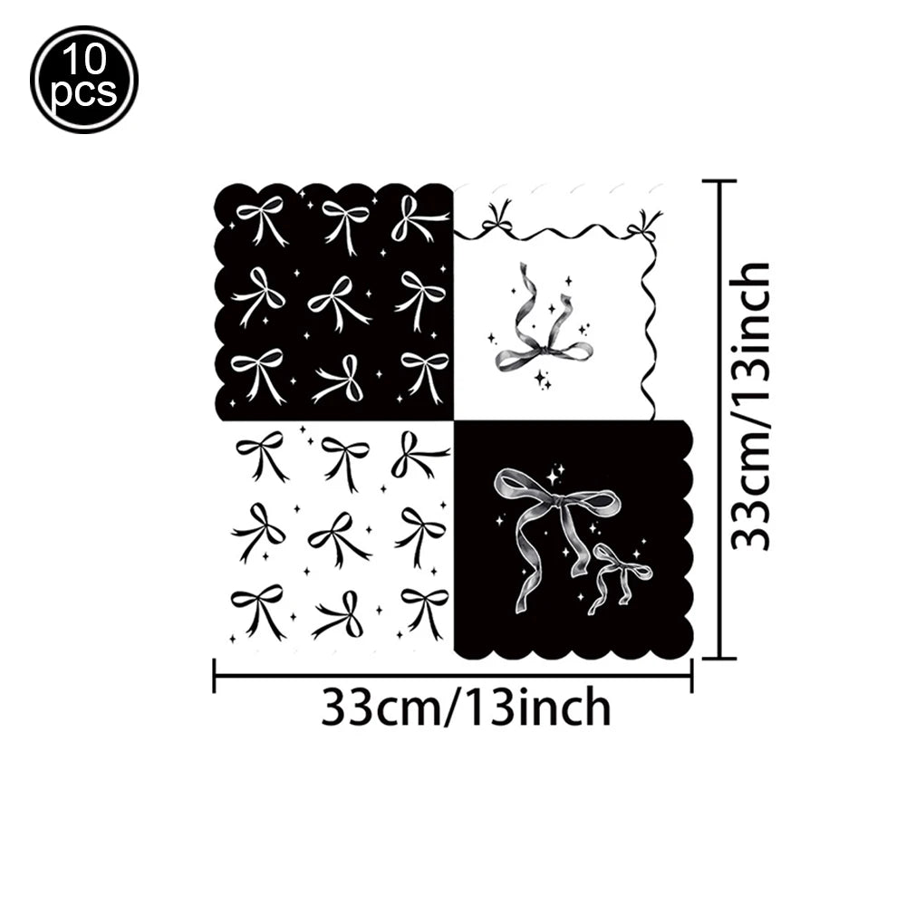 32" Black Bow Number Balloon Kit – Party & Wedding Décor