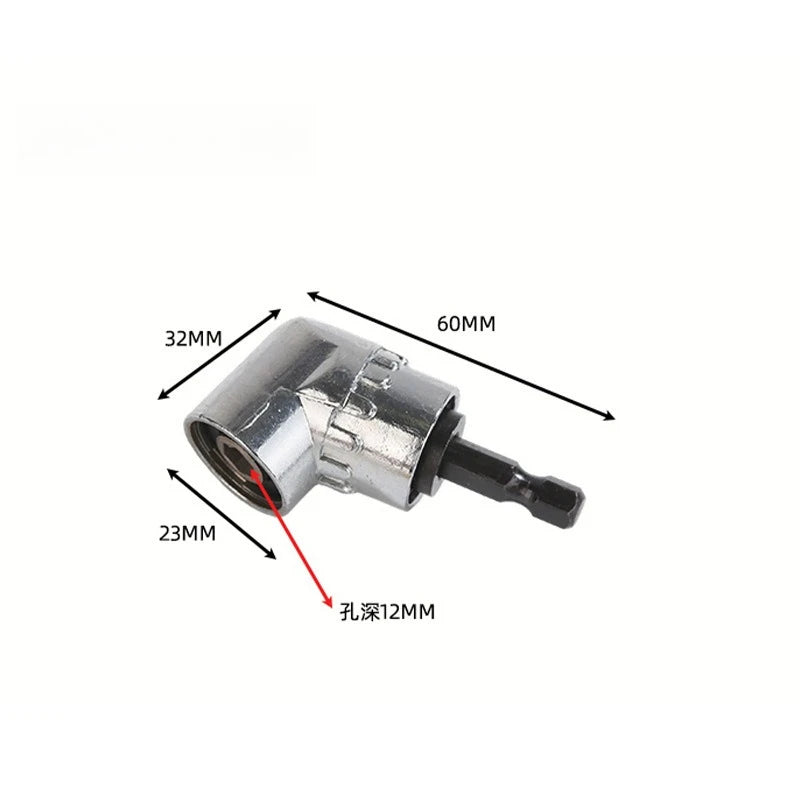 90° Angle Driver Bit Adapter | 1/4" Hex Shank Corner Screwdriver Angle Driver Adapter Babs