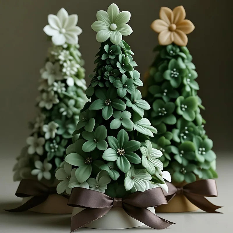 3D Christmas Tree Silicone Mold – DIY Candle & Craft Mould Silicone Craft Mold Babs