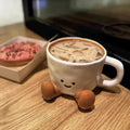 Cartoon Couple Ceramic Mug – Cute Coffee & Tea Cup Ceramic Mug Babs Yellow 350ml