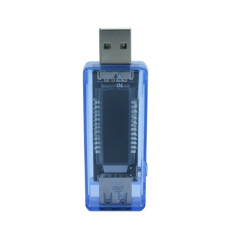 USB Charger Doctor 3-in-1 Voltage & Current Meter Tester USB Power Meter Babs blue