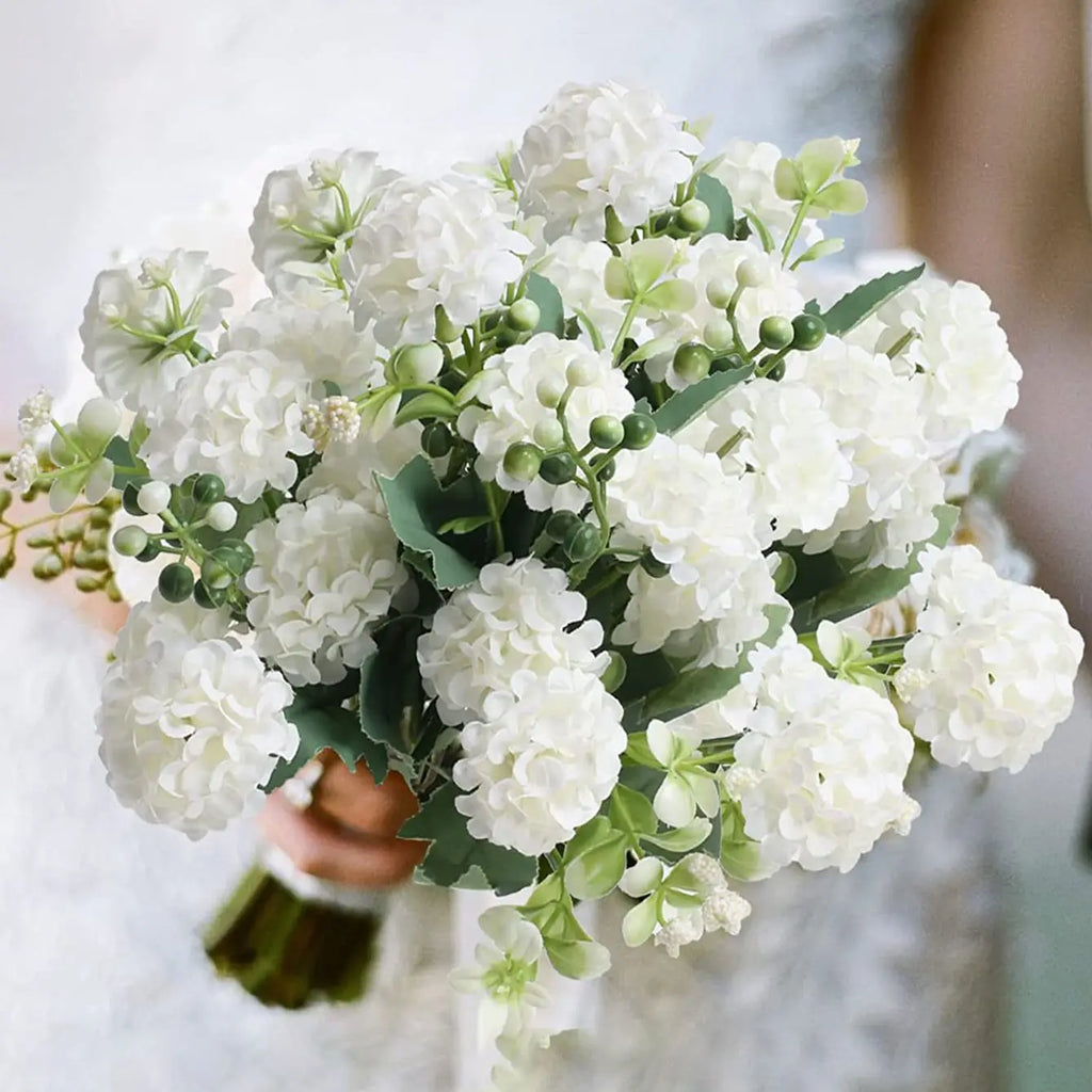 Silk Artificial Flower Ball Bouquet – Wedding & Home Decor Artificial Flower Bouquet Babs