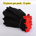 Fingerless Gloves for Fishing & BBQ — Elastic 6/12 Pack Fingerless Gloves Babs 12PAIRS