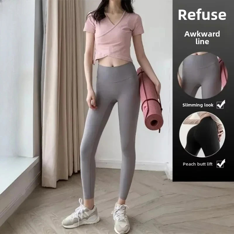 Women's UV Protection Yoga Leggings – Slim Seamless Fit Yoga Leggings Babs