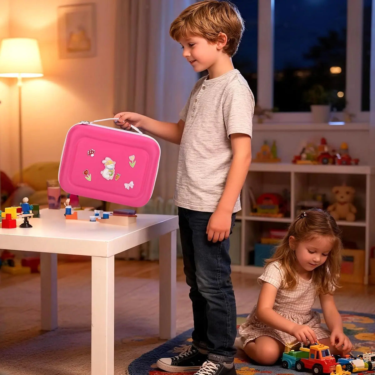 Little Tikes Story Dream Machine Storage Case + 5 DIY Patches Toy Storage Case Babs