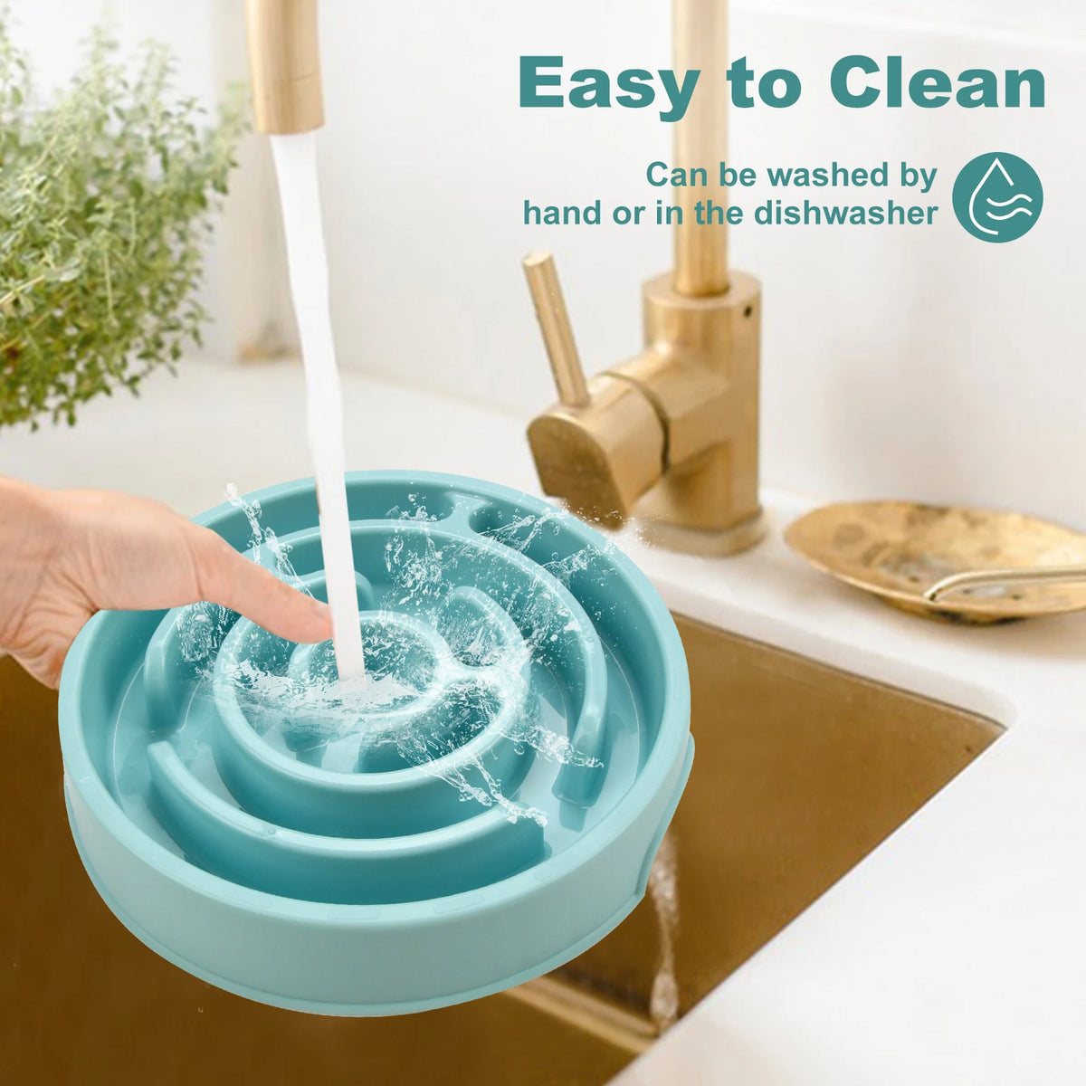 Pet Slow Feeder Bowl – Non-Slip Maze Dish for Dogs & Cats Slow Feeder Bowl Babs