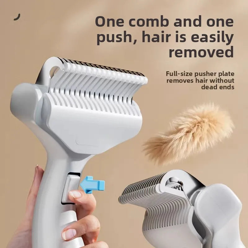 Pet Deshedding Brush – Stainless Steel Cat & Dog Grooming Pet Grooming Brush Babs
