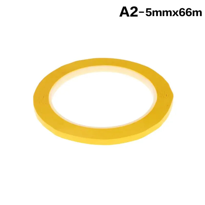 Residue-Free Positioning Marking Tape 5/8mm x 66M – PET Positioning Marking Tape Babs 5mm Dark yellow