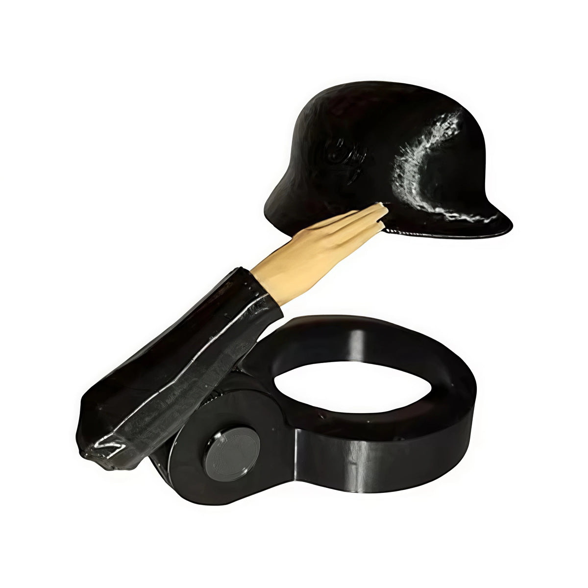 Soldier Salute Beer Bottle Helmet Topper – Dustproof Cap Novelty Bottle Topper Babs 1pc 1