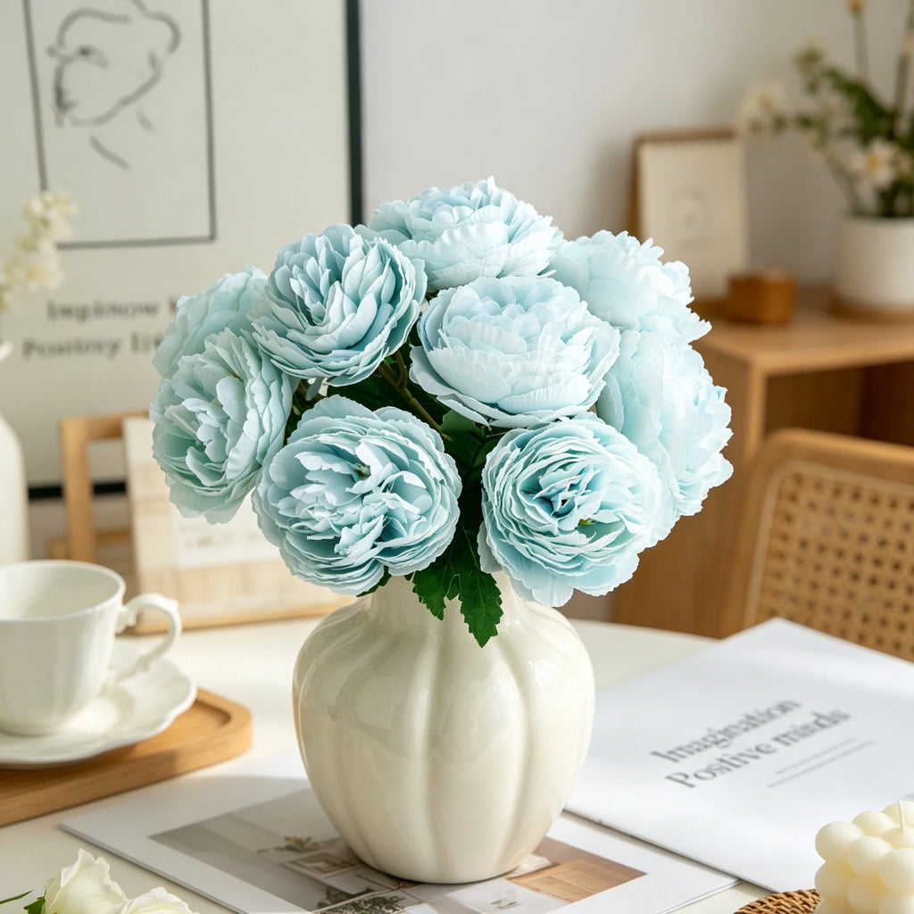 Silk Peony Artificial Flowers for Weddings & Home Décor Artificial Silk Flowers Babs